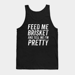 Funny Brisket & Backyard Barbecue Grill BBQ Brisket Tank Top